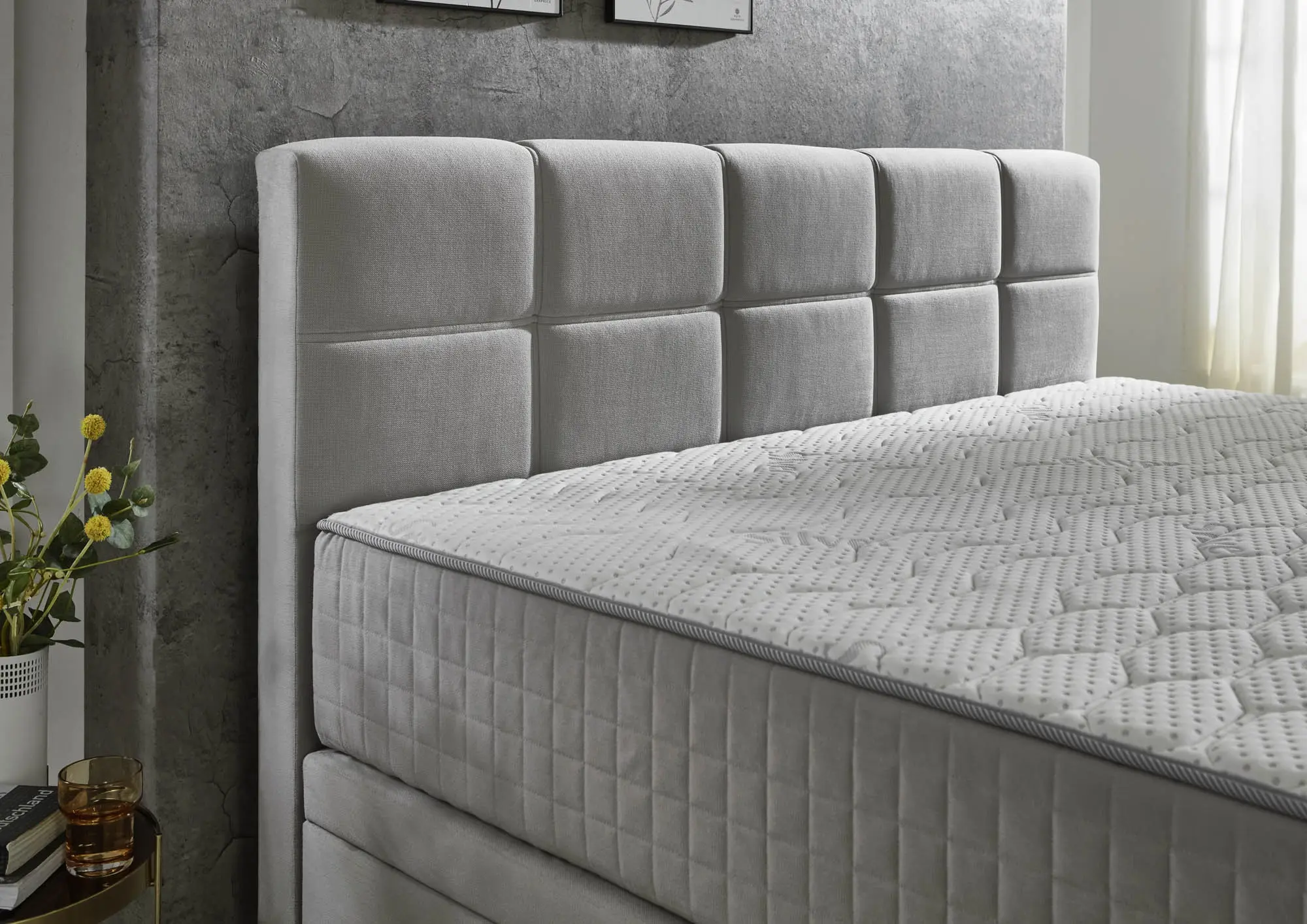 Boxspringbett - Wien - 180 x 200 - H2/H3