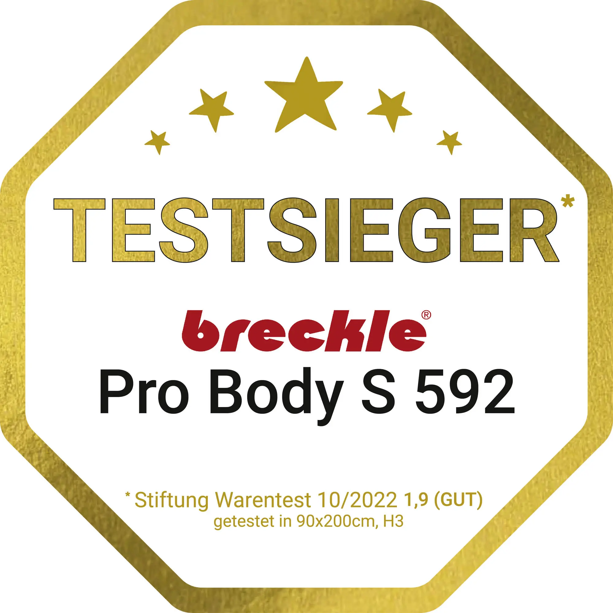 Kaltschaummatratze - Pro Body S - 100 x 200 - H2/H3