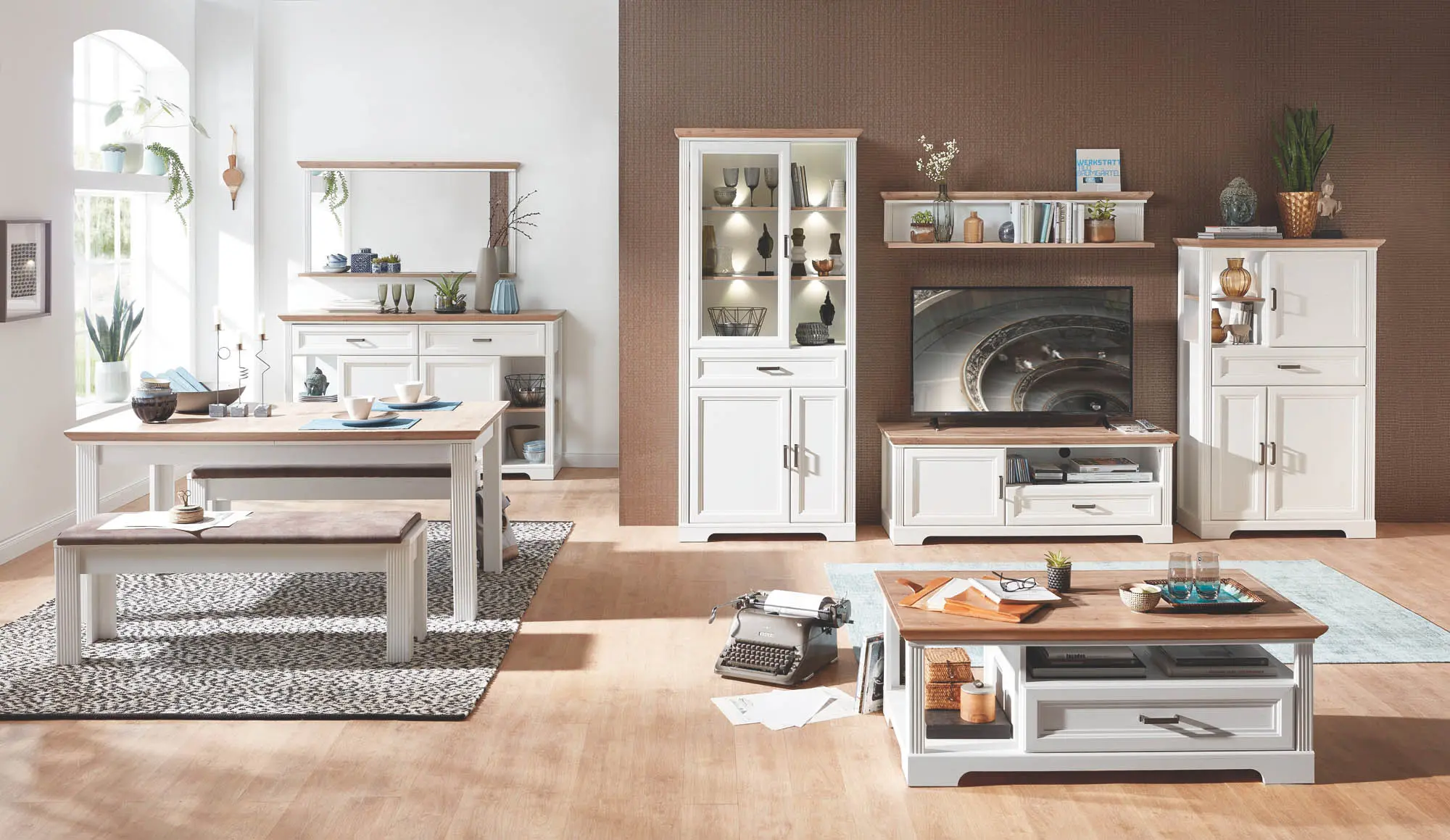 Bank mit Kissen Jasmin - Jasmin