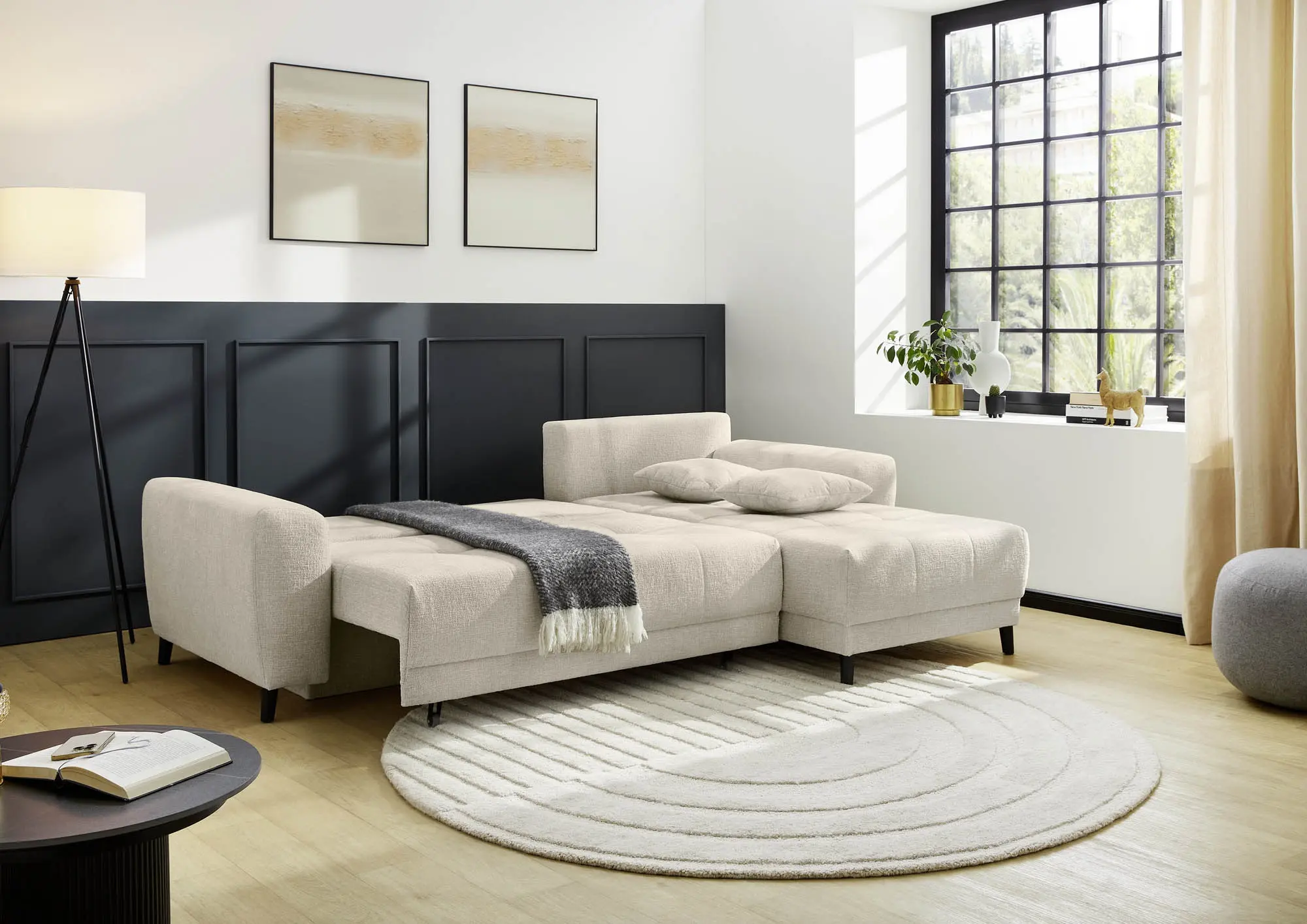 Polsterecke - Beverly -  beige