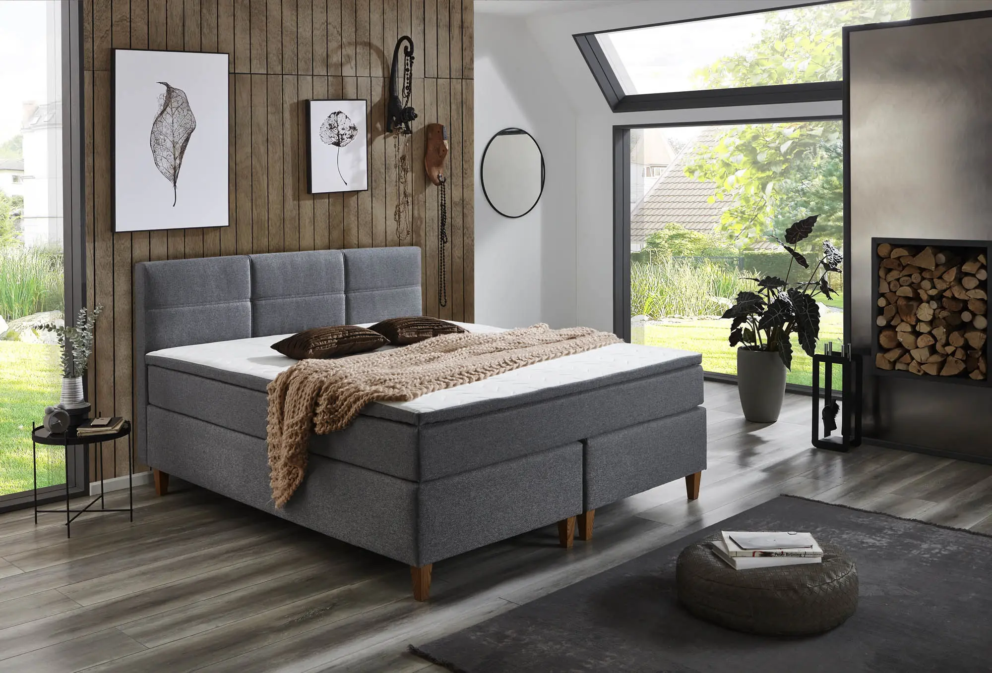 Boxspringbett - BX2360 Kenora - 180 x 200