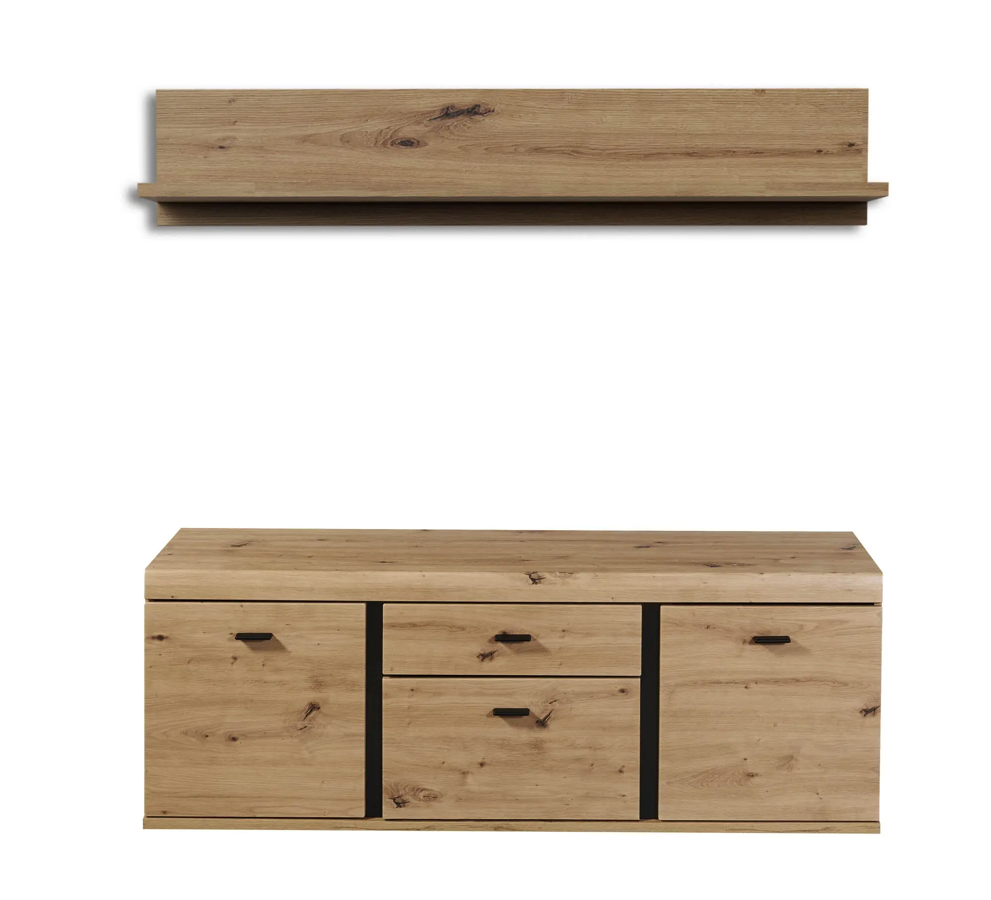 Lowboard mit Wandboard - Kreta